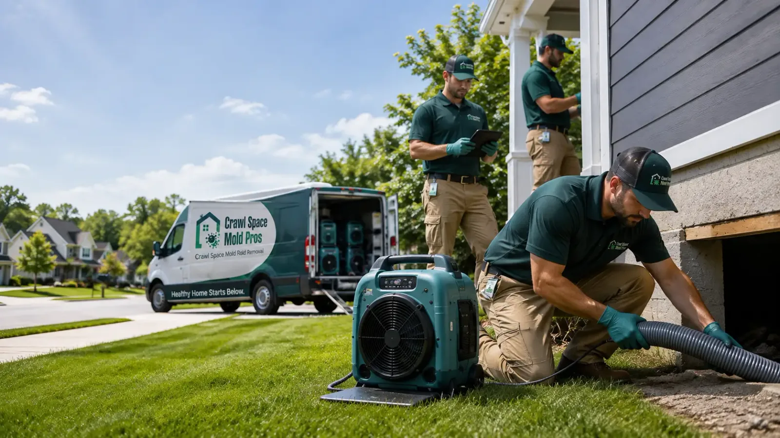 Crawl Space Mold Removal in Newcastle, WY